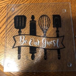 Be Our Guest Cutting Board/Spoon Rest